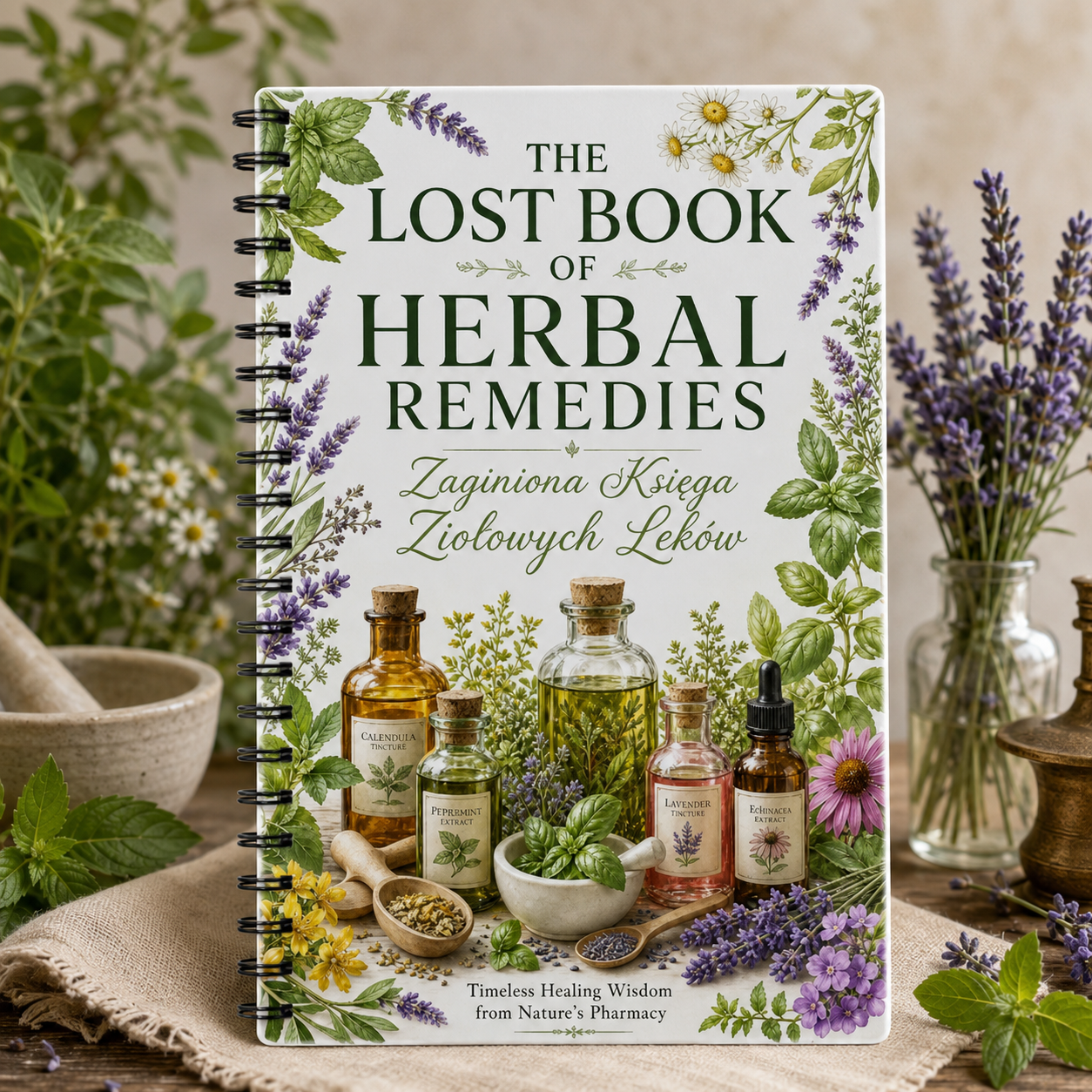 Herbal Wellness Guide - Herbal Remedies & Natural Healing Journal,