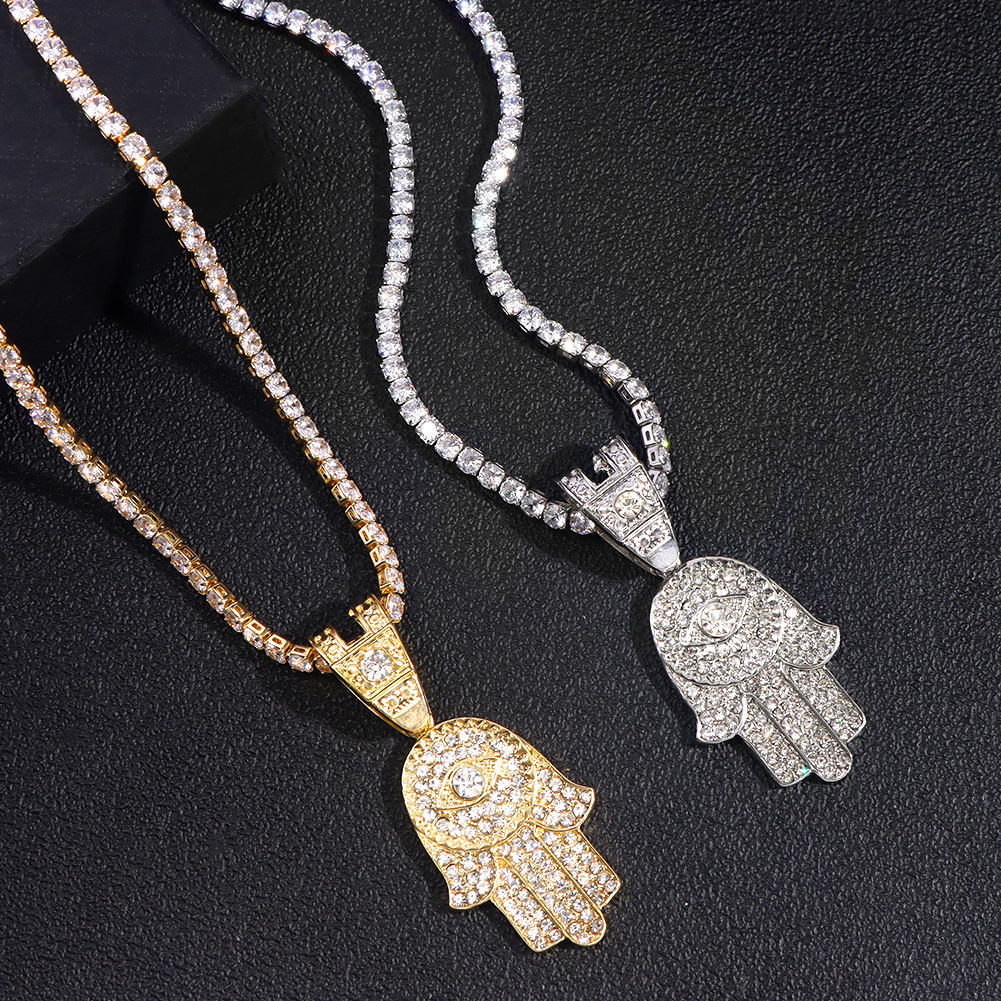 Bling Crystal Hamsa Hand Evil  - Tulsi Holy Basil บทวิจารณ์และราคา