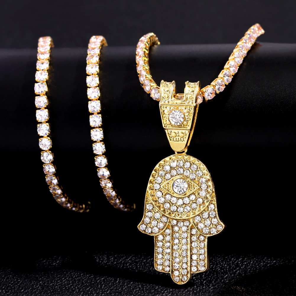 Bling Crystal Hamsa Hand Evil  - Tulsi Holy Basil บทวิจารณ์และราคา