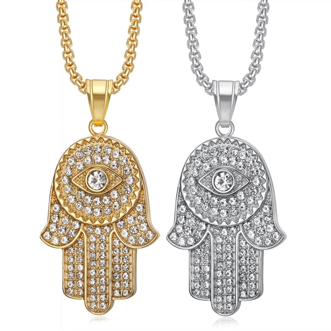 Hip Hop Iced Out Bling Hamsa H - Tulsi Holy Basil บทวิจารณ์และราคา
