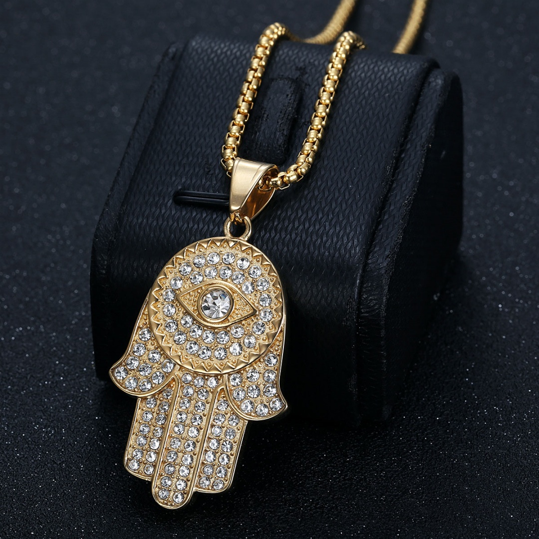 Hip Hop Iced Out Bling Hamsa H - Tulsi Holy Basil บทวิจารณ์และราคา