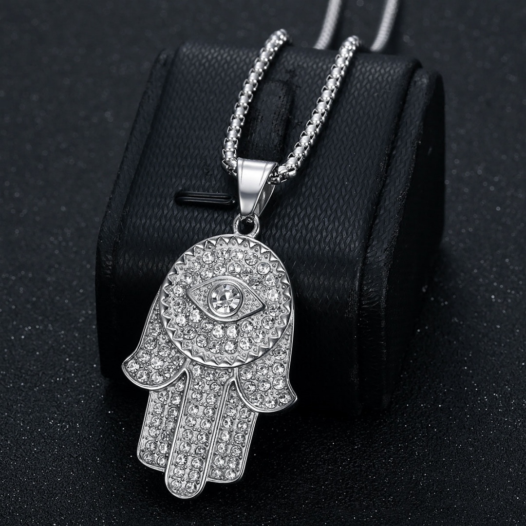 Hip Hop Iced Out Bling Hamsa H - Tulsi Holy Basil บทวิจารณ์และราคา
