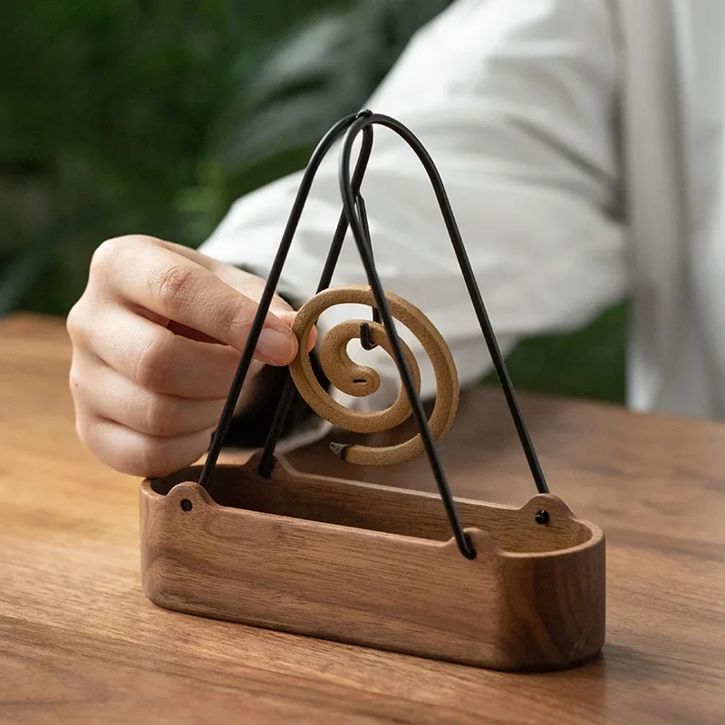 Wooden Mosquito Coil Holder fo - Tulsi Holy Basil บทวิจารณ์และราคา