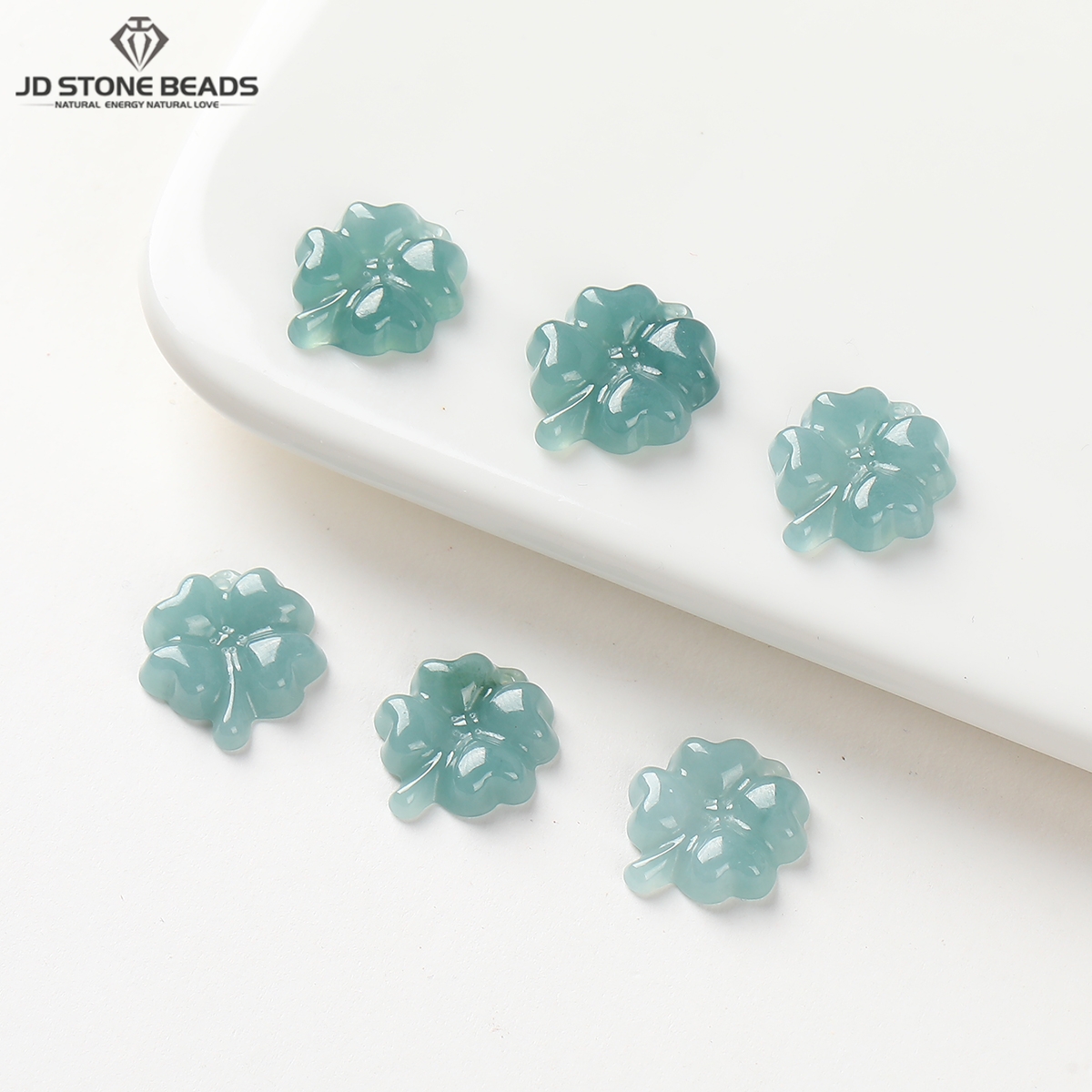 1 Pc Natural Stone Guatemala J - Red Clover Flower บทวิจารณ์และราคา