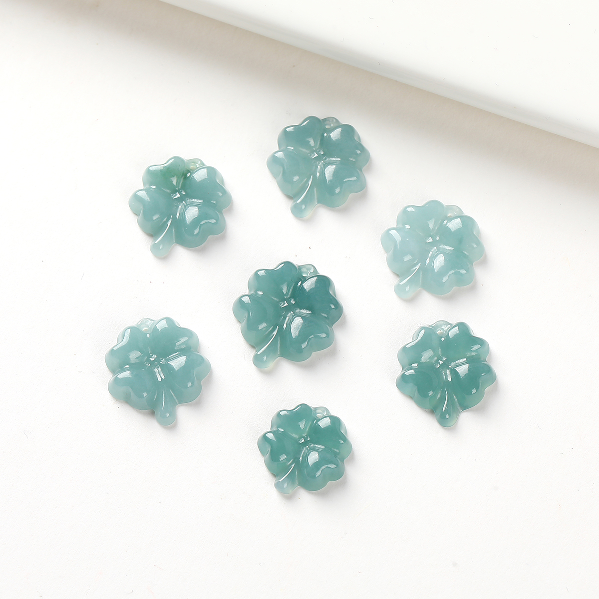 1 Pc Natural Stone Guatemala J - Red Clover Flower บทวิจารณ์และราคา