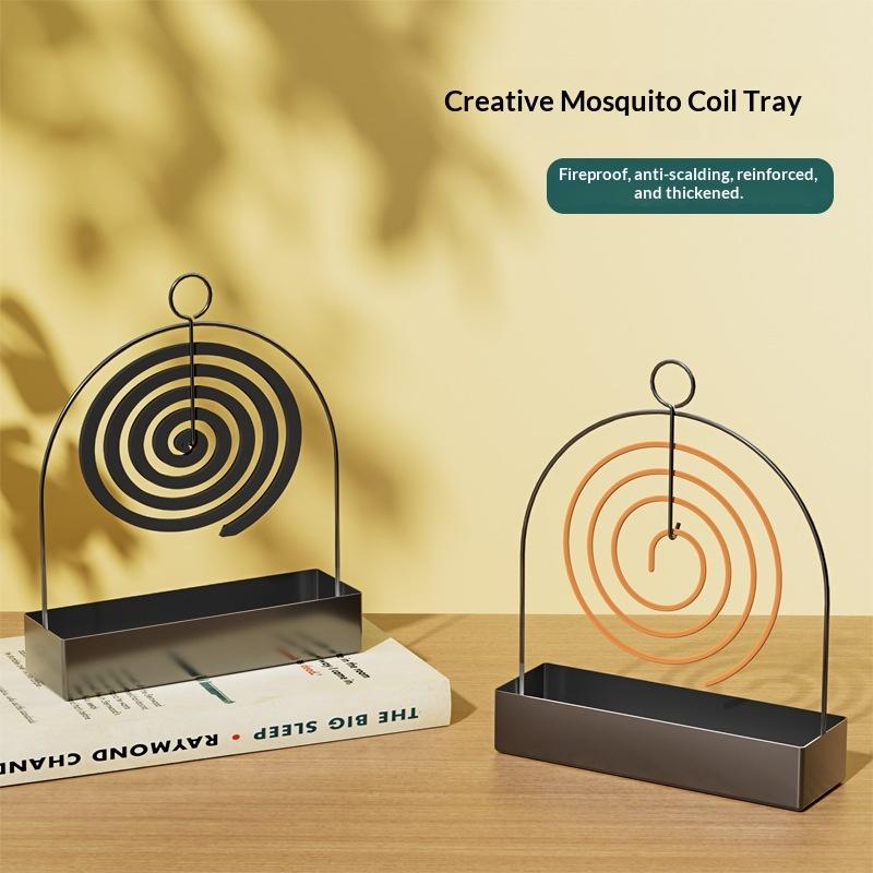 Metal Mosquito Coil Holder wit - Tulsi Holy Basil บทวิจารณ์และราคา