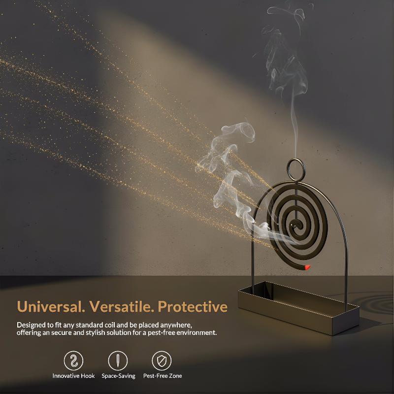 Metal Mosquito Coil Holder wit - Tulsi Holy Basil บทวิจารณ์และราคา