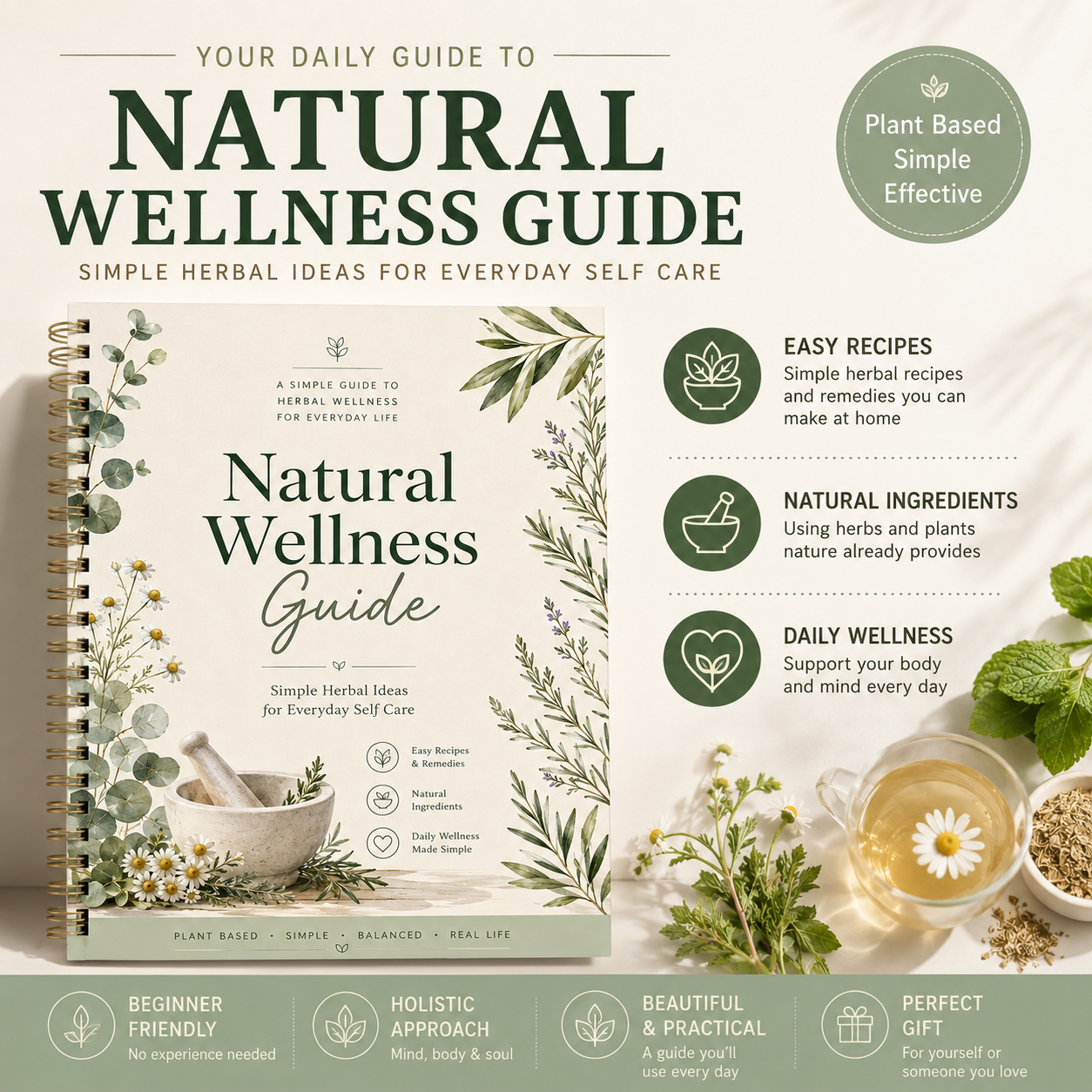 Natural Herbal Healing Guide B - Herbal Wellness Guide บทวิจารณ์และราคา