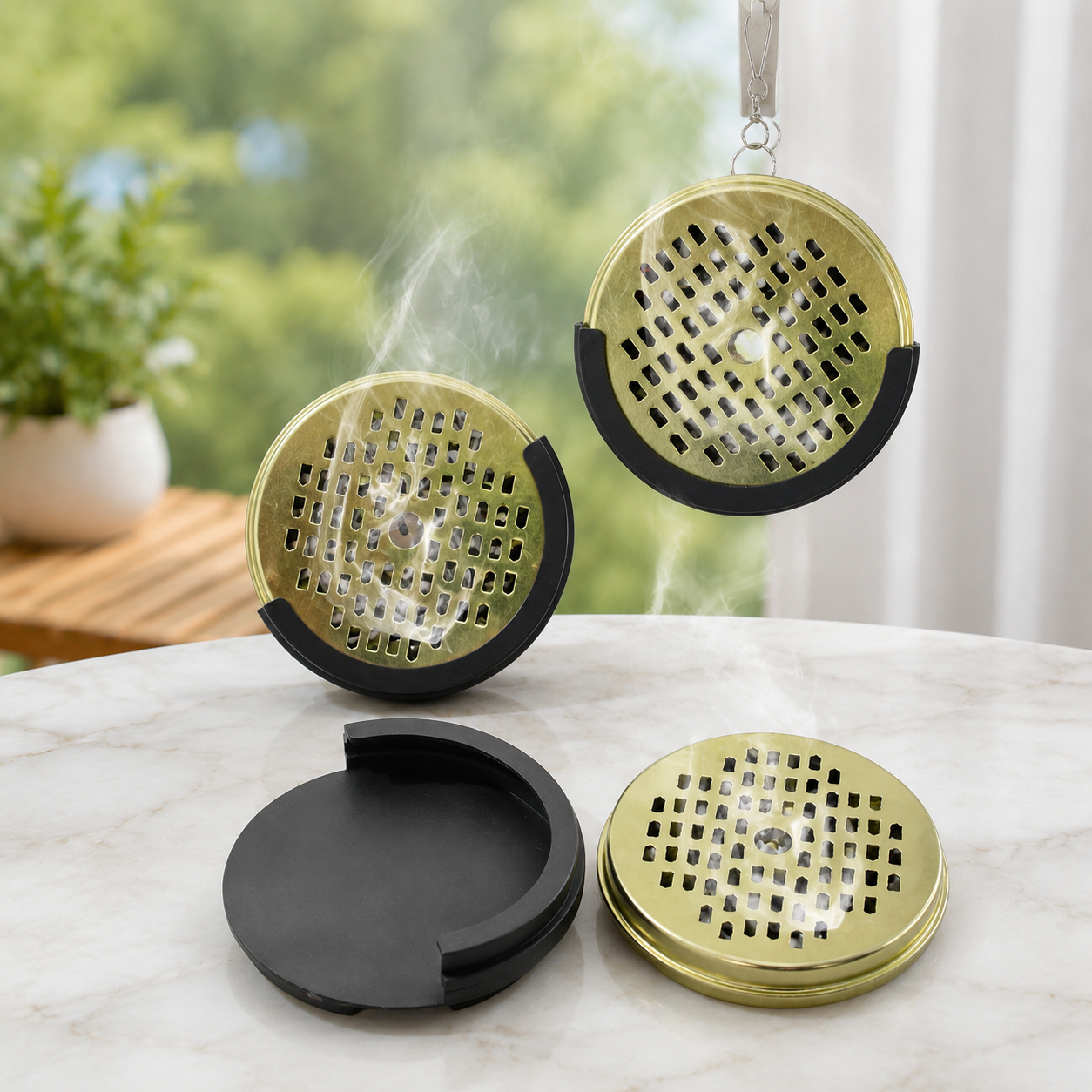 Outdoor Mosquito Coil Holder R - Tulsi Holy Basil บทวิจารณ์และราคา