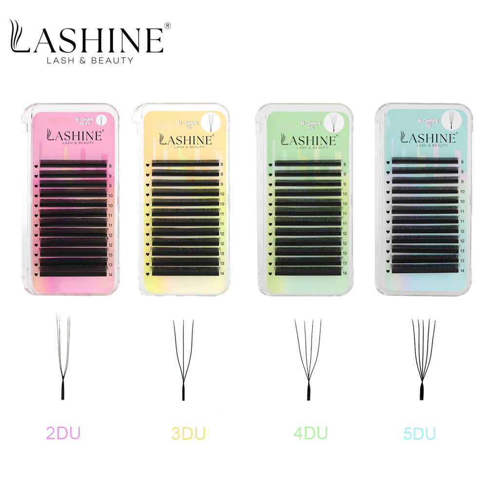 Lashine U Shape Clover Lash Ex - Red Clover Flower บทวิจารณ์และราคา