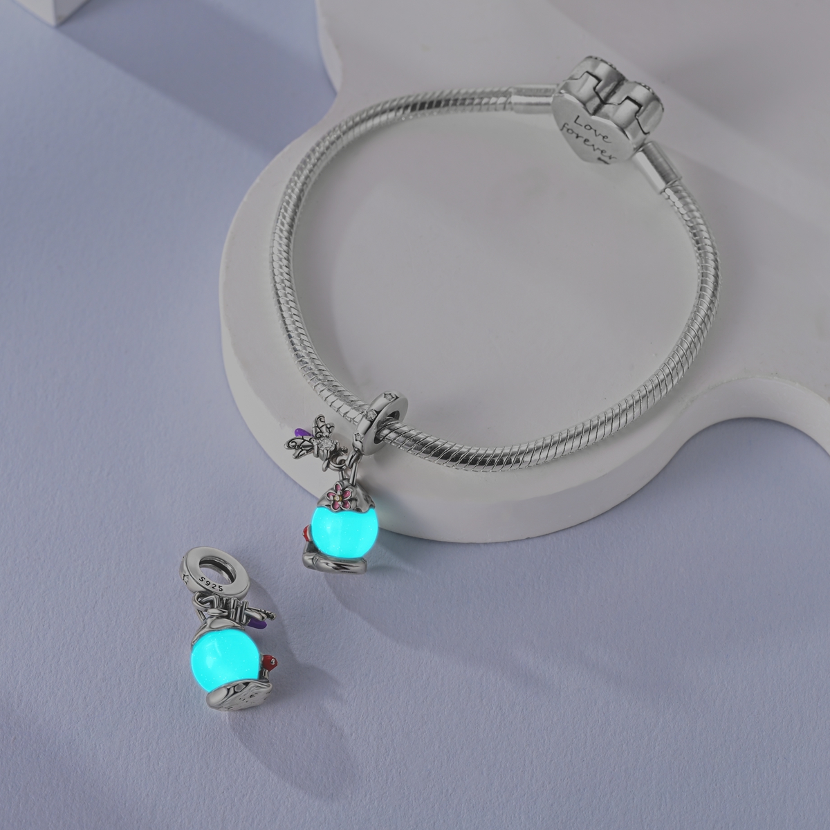 925 sterling silver green clov - Red Clover Flower บทวิจารณ์และราคา