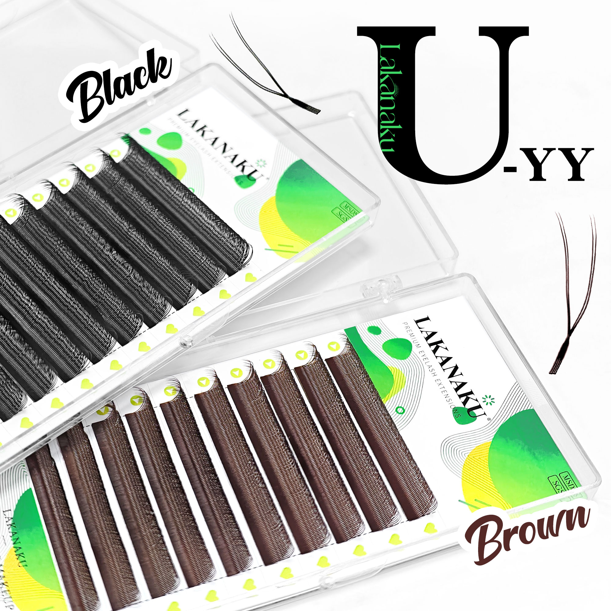 LAKANAKU Dark Brown U shape yy - Red Clover Flower บทวิจารณ์และราคา