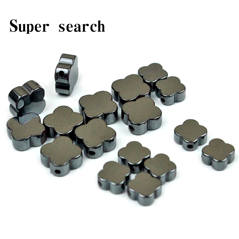 Clover Black Hematite Stone Fl - Red Clover Flower บทวิจารณ์และราคา