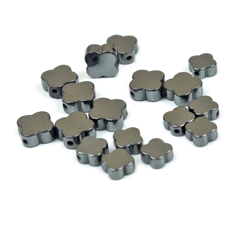 Clover Black Hematite Stone Fl - Red Clover Flower บทวิจารณ์และราคา