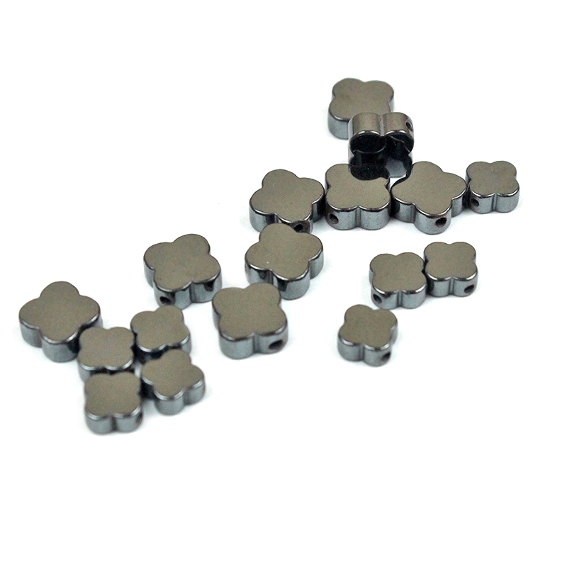 Clover Black Hematite Stone Fl - Red Clover Flower บทวิจารณ์และราคา