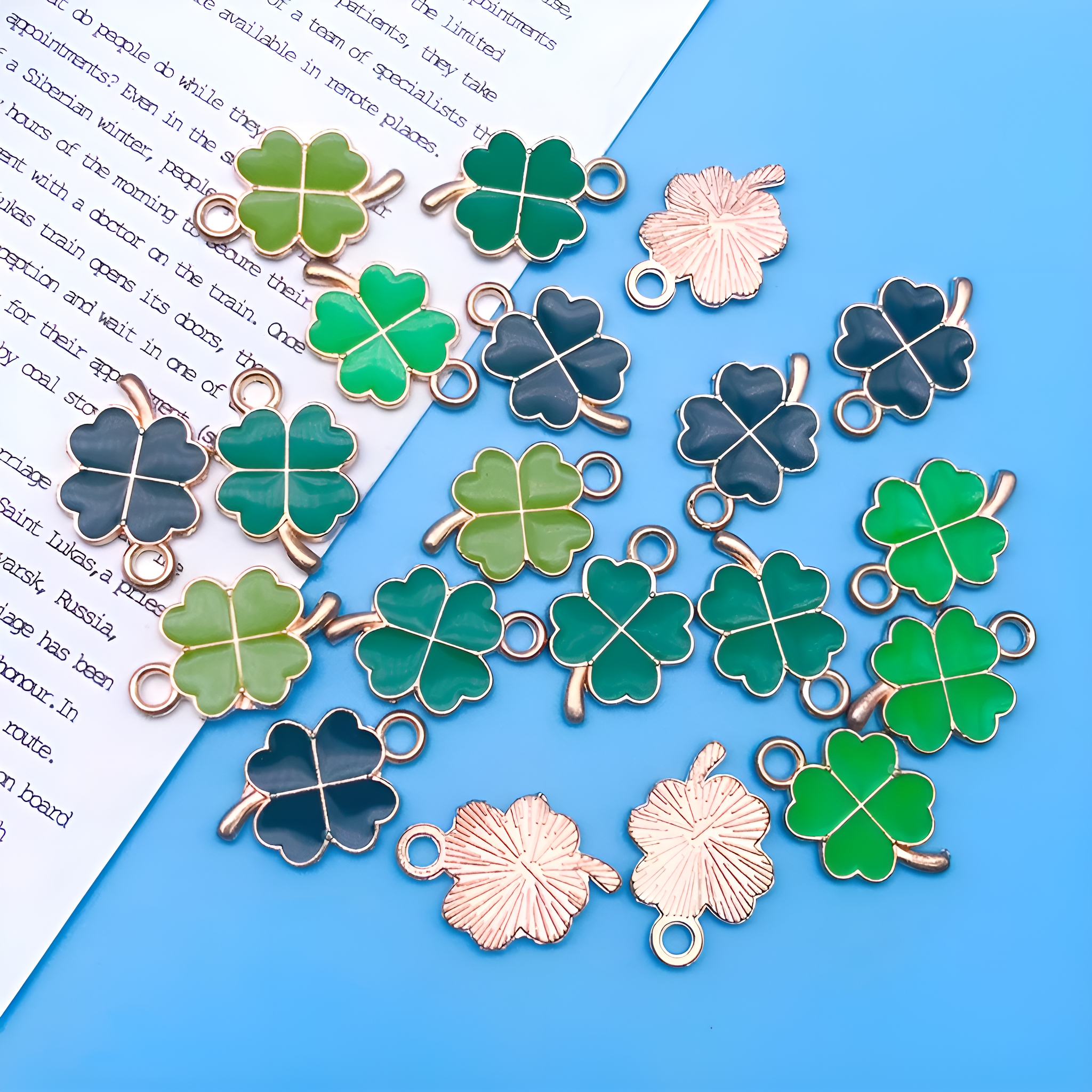 Randomly Mix 20pcs/Set Drip Oi - Red Clover Flower บทวิจารณ์และราคา