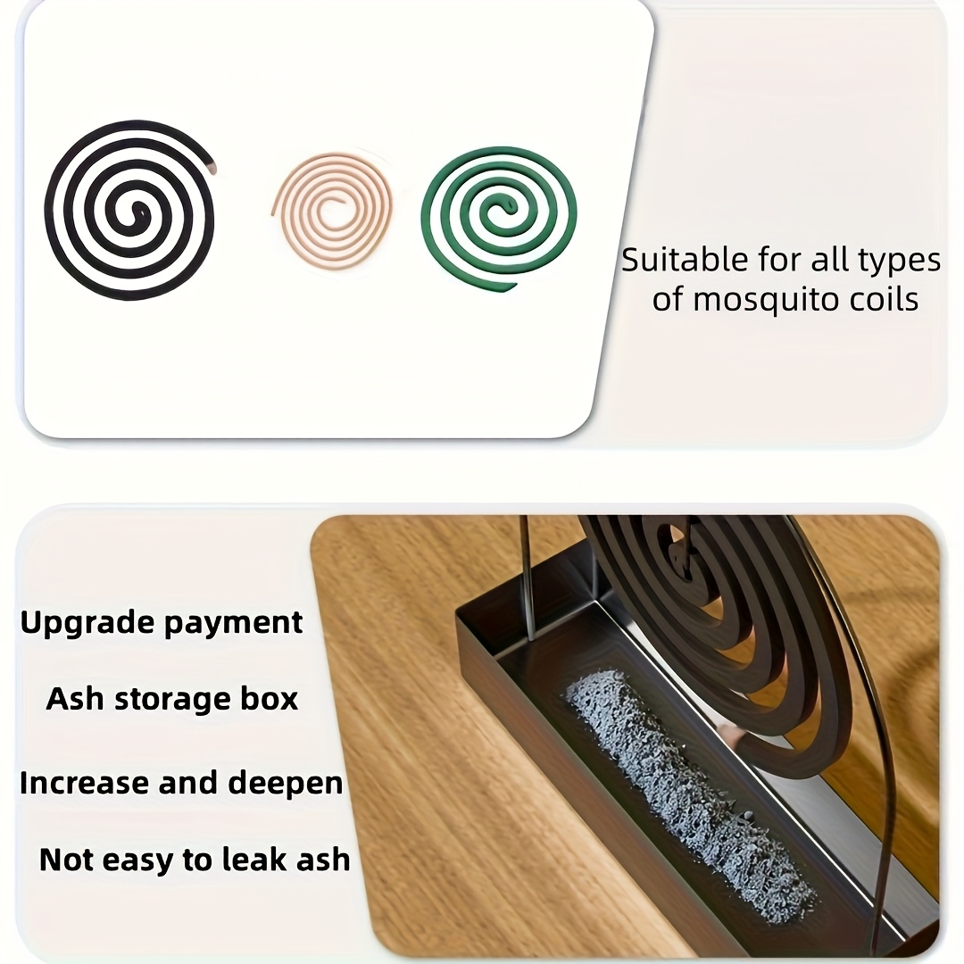 1pc Mosquito Coil Holder, Mosq - Tulsi Holy Basil บทวิจารณ์และราคา